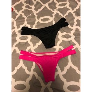 2 Victoria’s Secret Cheeky Bottoms